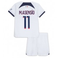 Paris Saint-Germain Marco Asensio #11 Auswärts Trikotsatz Kinder 2023-24 Kurzarm (+ Kurze Hosen)